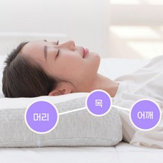 하코알 기능성 경추베개 초고밀도 메모리폼 케이오베개, 화이트, 1개