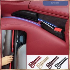 차다용도시트수납 케이스+화장지걸이 겸용 차량트렁크정리 이색장착형, 브라운-1쌍+레드-1쌍