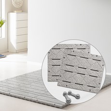 알뜨리 매트리스 받침대 저상형 침대 프레임 토퍼 깔판 패밀리침대 무헤드 받침 바닥 매트 평상형, 그레이