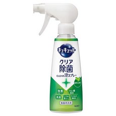 Q酷特 CLEAR 殺菌 泡沫噴霧餐具清潔劑 綠茶香氣 瓶裝 280ml, 1個, 1g