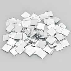 100200500Pcs 10x10mm15x15mm 미니 아크릴 사각 거울 모자이크 타일 Diy 공예 홈 인테리어에 대 한 대량 벽 스티커, 500pcs, 10mm