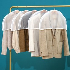 옷 어깨 커버 먼지 의류 덮개 10매 케이스 비닐 행거 보호 옷걸이 가방 보관 방진, 10, 1