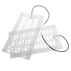 자동차 카본 파이버 단계 열선 시트 히터 패드 스위치 키트 사각 커버, 1개, 1. Alloy Wire Only 2