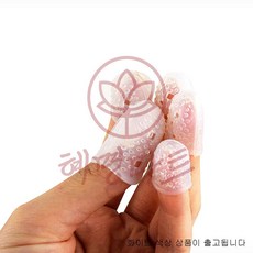 혜명마트 실리콘 골무 화이트, L