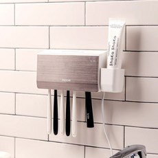 프리쉐 더블케어 UV LED 칫솔살균기, PA-TS990, 샴페인골드