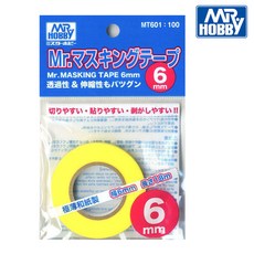 군제 마스킹 테이프 6mm MT601, 1개