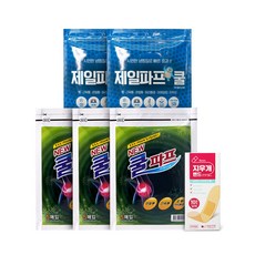 대일쿨파프5매 x 3개 + 제일파프쿨5매 x 2개 총 25매 쿨파프 세트 + 지우개밴드 10매, 1세트