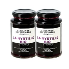 프랑스 라 그랑 에피세리 드 파리 blueberry 바이오 블루베리잼 315g, 2개
