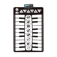 뮤지컬 피아노 매트 듀엣 키보드 놀이 매트 20 키 8 악기 사운드가있는 바닥 피아노 5 Paly 모드 댄스 패, 05 E 90x60cm