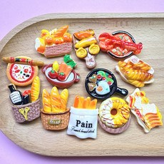 이즈몰 냉장고 자석 12종 세트 마그넷 인테리어 소품 메모홀더 미니어쳐, 쿠킹 냉장고 자석 12종 세트