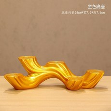 中式五路財神爺五福小神仙擺件, 金色富貴架