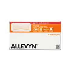 스미스앤드네퓨 알레빈 젠틀 보더 라이트 5.5x12cm 10매 allevyn, 1세트