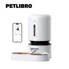 獅子王寵物 PETLIBRO 膠囊自動餵食器5L Wi-Fi視訊版 C003 寵物定時定量餵食好幫手, 1個, 2#膠囊 雙食碗 【Wi-Fi版】