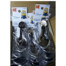 神偷奶爸小小兵兒童學習湯匙2入組 不鏽鋼安全湯匙 迷你尺寸 寶寶自主進食訓練 正版授權, 1個