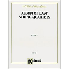 Album of Easy String Quartets Volume I 쉬운 현악 4중주 모음집 1권 Kalmus 칼무스