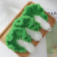 배추수세미 주방수세미 아크릴수세미 식기세척수세미 논스틱수세미 보풀없는수세미 두꺼운수세미 기름제거수세미 얼룩제거수세미 다용도수세미 주방청소용품 수제수세미 편리한수세미 내구성좋은수세미, 1개, 1개