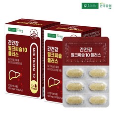 건국유업 간건강 밀크씨슬10 플러스 27g, 30정, 2개
