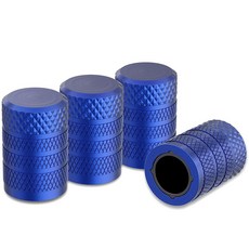 알루미늄 벨브 스템 캡 헤비 듀티 타이어 방진 공기 방지 밸브 커버 자동차 suv 트럭 오토바이 자전거용, Blue 1