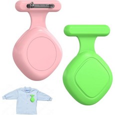 2팩 타일 메이트 2024용 실리콘 케이스 라이프360 트래커용 전체 보호 방수 홀더 핀이 있는 부드러운 커버 가방 반려동물 수하물용 블랙블루, 2Pcs(Pink+Green)