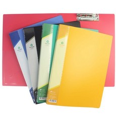 雙德SD201AB PP右上強力夾 台灣製 輕便檔案夾 資料夾 文件收納, 隨機色, 1個