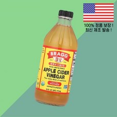 브래그 사과 애플 사이다 식초 '어머니' 16온스 473ml Bragg Organic Apple Cider Vinegar The 'Mother' 16 floz, 1