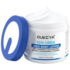OUKEYA 요소 10% 바디로션 함유로 색소침착 개선 수분 보유 및 보습 공급, 320g, 1개