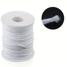 DIY 오일 램프용 코튼 브레이드 캔들 심지 코어 무독성 환경 스풀 수제 양초 만들기 용품 61m