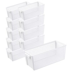 일이공팔 미니멀 다용도 수납 바스켓 10p, 화이트, 10개