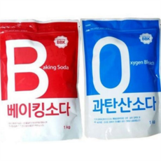 첨가제 세탁 세제 빨래 가루 세제 탈취 표백 살균 생활용, 1kg, 1
