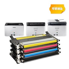 우리로켓 삼성 SL-C486W 토너 호환, 1개, 업그레이드 CLT-P403C 4색 묶음