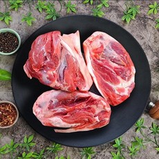 VGD 국내산 돼지 사태살 쫄대기살 앞사태 찌개 크기 500g 냉동돼지고기 업소용사태 찌개용고기, 1개