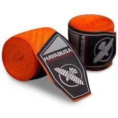 古川小夫 HAYABUSA專業拳擊手綁帶 Body combat手綁帶 4.5米 橘色, 1個