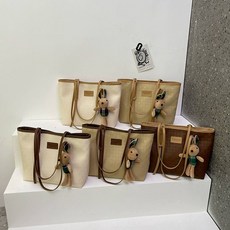 DIY 키트 가죽 만들기 공예 랩탑쇼퍼백 가방, 1개