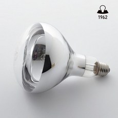 태즈컴퍼니 일광전구 적외선 IR125 축사용 보온갓등 전용 경질유리 열전구 185W 220V E26, 전구색, 1개