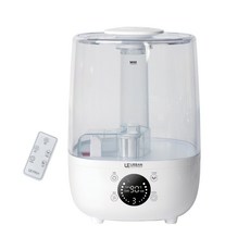 어반 대용량 듀얼노즐 초음파 가습기 4L 리모컨 통세척 투명, UEH-D4L