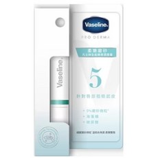 Vaseline 凡士林 全能精華潤唇膏 舒緩修護 淡紋彈潤 煥亮潤色, 1個, 1.8g, 柔嫩磨砂