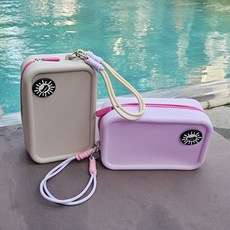 컴피 먼지 안 붙는 실리콘 실리박스 파우치 (CF50), 베이지