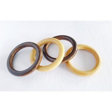 綺綺愛編織 圓形木環 68mm 提把配材 配件裝飾, 咖啡色-1個, 1個