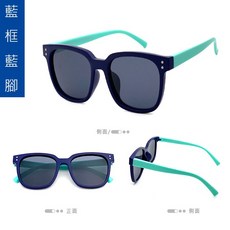 兒童偏光墨鏡 時尚潮流方框 輕盈硅膠材質 2-8歲適用 抗UV400