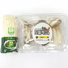 모들채소 손질버섯 SET1팩(샤브샤브 버섯전골용), 손질버섯 SET 1팩, 1개