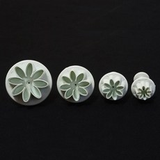 카페테리아 베이킹 데이지 푸쉬커터 4종1세트 pre+89762Uh