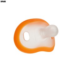 DFMEI 哆拉哆布 嬰幼兒安撫奶嘴, 1個, 如圖, 6549圓頭橙色