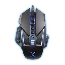 【Foxxray】FXR-SM-53 深海獵狐 電競滑鼠 附砝碼, 黑色, FXR-SM-53