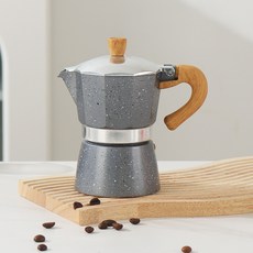 PAZZ 파즈 고퀄리티 에스프레소 모카 포트, 회색, 150ml