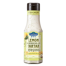 폰타나 레몬 허브 딜 타르타르 드레싱, 250g, 2개