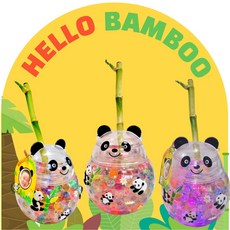 [아슬샵]팬더개운죽만들기 개운죽키트, LED팬더, 1개