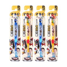 카봇 피규어 2단계 아동(유아)용 칫솔 유아용, 랜덤발송, 1개입, 4개