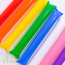 파스텔숲길 단체응원도구 막대풍선 2개, 오렌지