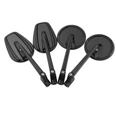 호환 CM500 CM1100 Rebel 바이크 호환 탄소 섬유 복고풍 엔틱 범용 백미러 반전, 02 B