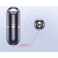 aigo 輕巧便攜錄音筆，一鍵啟動，高清晰錄音，大容量儲存，適用於會議、課堂、採訪, 黑色【送有線耳機 會議紀要 轉接頭】32GB, aigo R9933